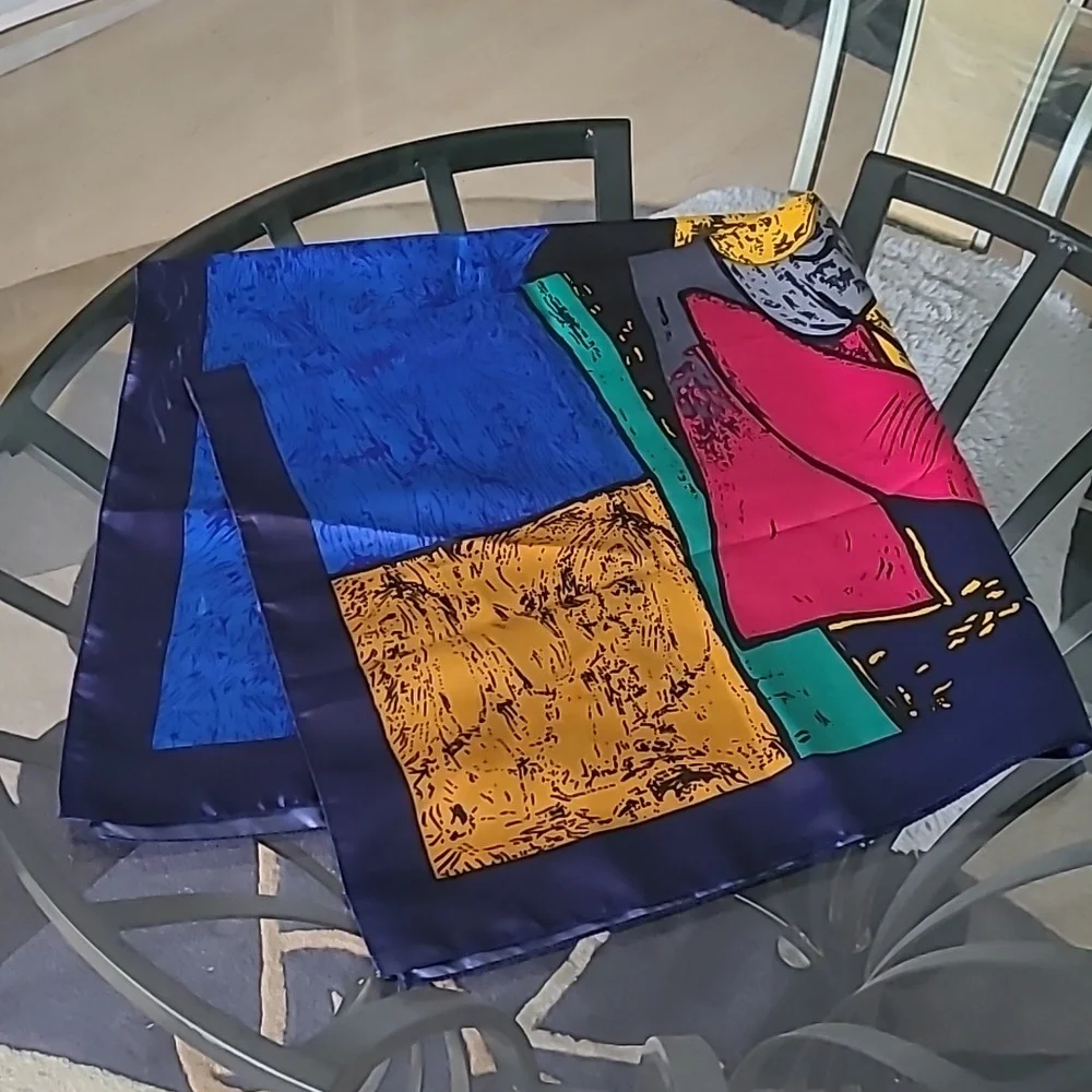 N/A colorful scarf